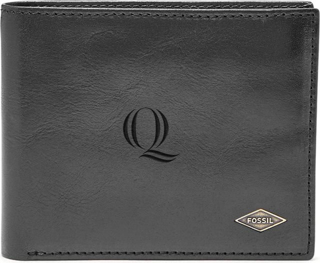 Fossil Leather Ryan RFID Flip ID Bifold - Black - ONLINE ONLY