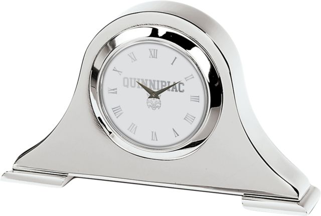 Quinnipiac University Bobcats Napoleon Desk Clock
