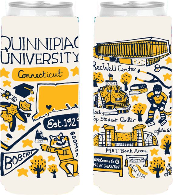 Quinnipiac University Slim Can Coozie