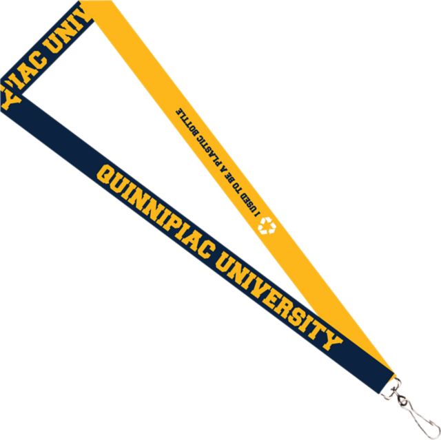 Quinnipiac University Recycled Lanyard