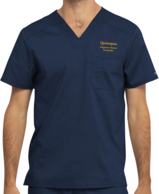 Quinnipiac University Diagnostic Medical Sonography Scrub Top