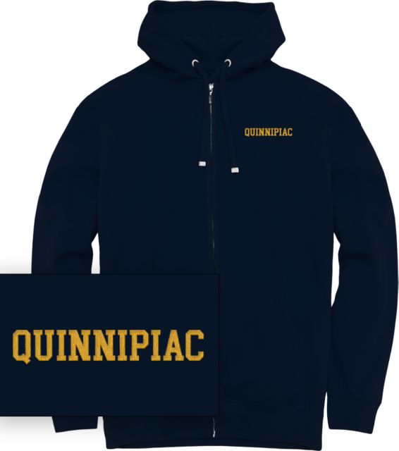 Quinnipiac University Chainstitch Full Zip Hooded Sweatshirt