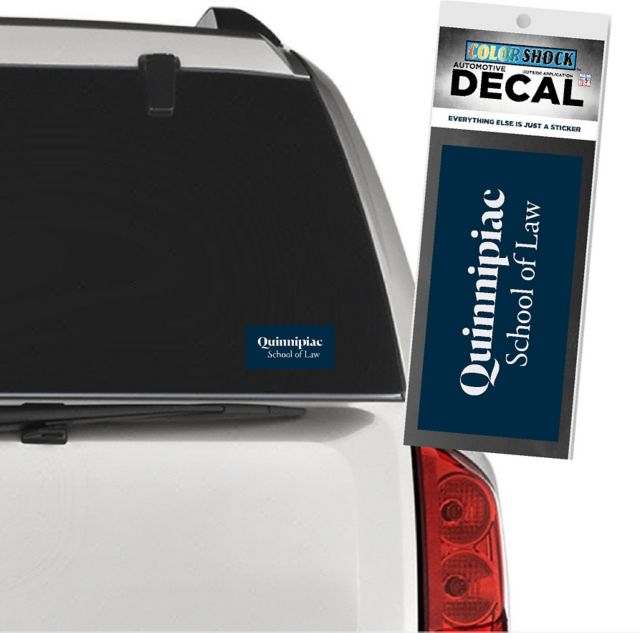 quinnipiac car sticker