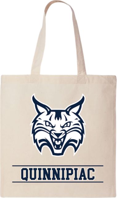 Quinnipiac University 15 x 16 Canvas Tote Bag