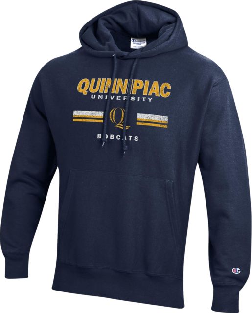Quinnipiac University Bobcats Reverse Weave Hood