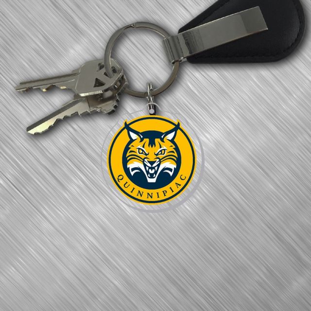 Quinnipiac University Bobcats Keychain