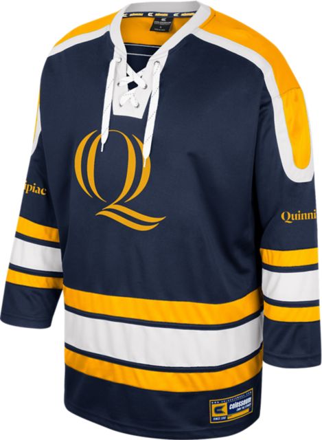 Youth ProSphere Gold Quinnipiac Bobcats 2023 NCAA Men's Ice Hockey National Champions Jersey Size: Small