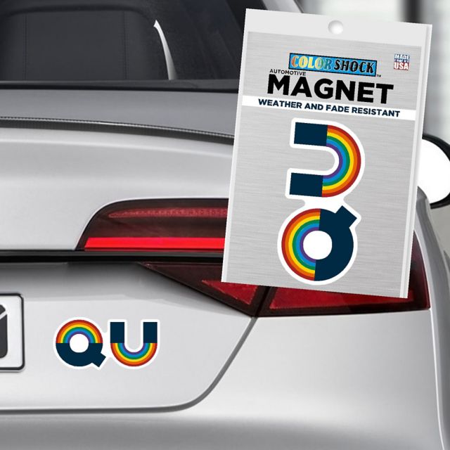 Quinnipiac University 4" x 4" Pride Magnet