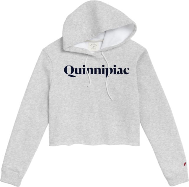 Quinnipiac University Women's 1636 Cropped Hooded Sweatshirt - ONLINE ONLY