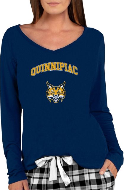 Quinnipiac University Women's Marathon Long Sleeve V-Neck T-Shirt - ONLINE ONLY