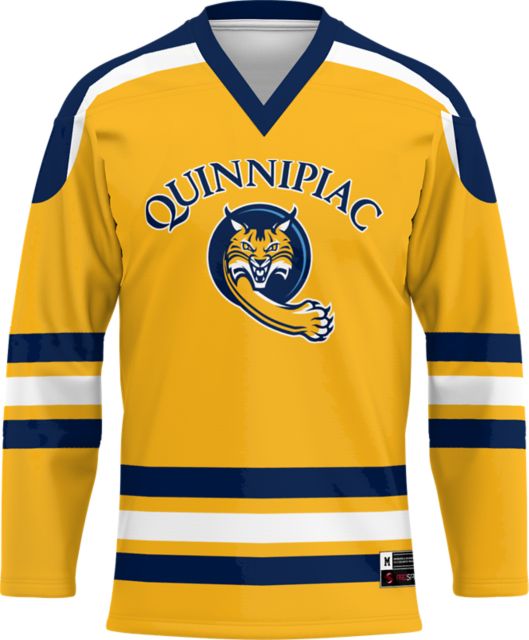 Men's ProSphere Navy Quinnipiac Bobcats 2023 NCAA Men's Ice Hockey National  Champions Hockey Jersey