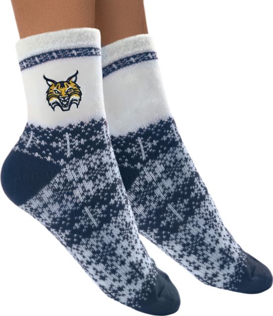 Quinnipiac University Women's Holiday Socks