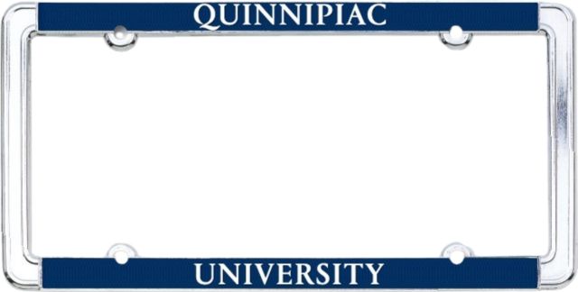 Quinnipiac University Thin Rim License Plate Frame