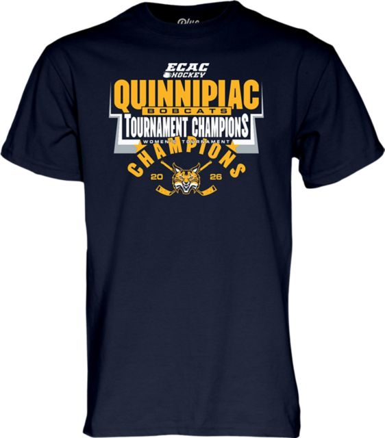 Quinnipiac University Women's Hockey 2026 ECAC Tournament Champions Short Sleeve T-Shirt