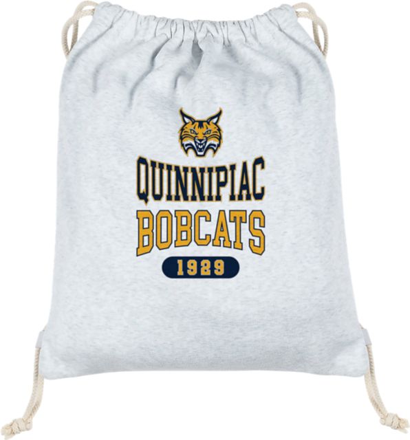 Quinnipiac University Bobcats Sweatshirt Drawstring Bag