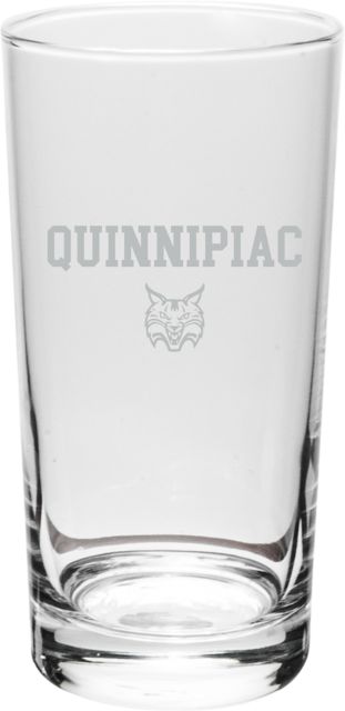 Quinnipiac University Bobcats 10 oz. Highball Glass