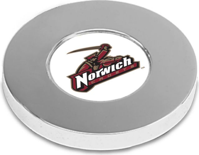 CSI Silver Paperwitheight (Gift Boxed) With Colored Medallion - ONLINE ONLY