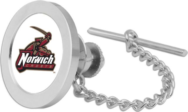 CSI Silver Tie Tack/Lapel Pin Gift Boxed With Colored Medallion - ONLINE ONLY