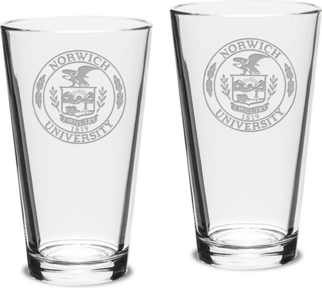 Set of 2 Crystal Mixing Glasses - 16 oz- ONLINE ONLY