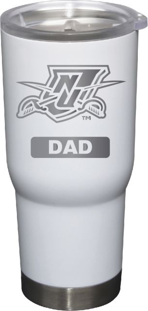 22 oz White Stainless Steel Tumbler Dad