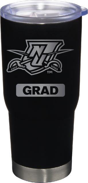22 oz Matte Black Stainless Steel Tumbler Grad
