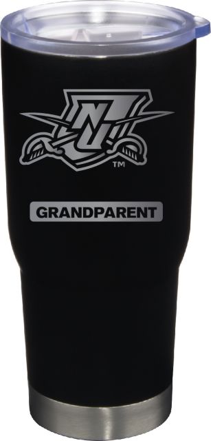 22 oz Matte Black Stainless Steel Tumbler Grandparent