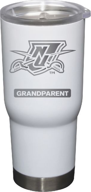 22 oz White Stainless Steel Tumbler Grandparent