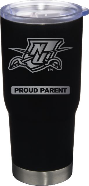 22 oz Matte Black Stainless Steel Tumbler Proud Parent