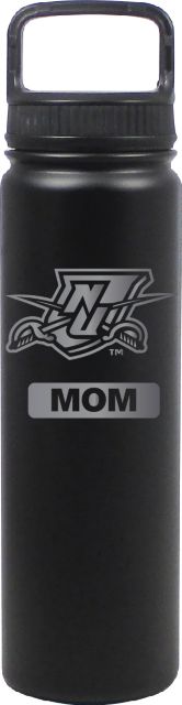 24 oz Matte Black Stainless Steel Water Bottle Mom