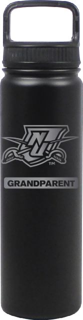 24 oz Matte Black Stainless Steel Water Bottle Grandparent