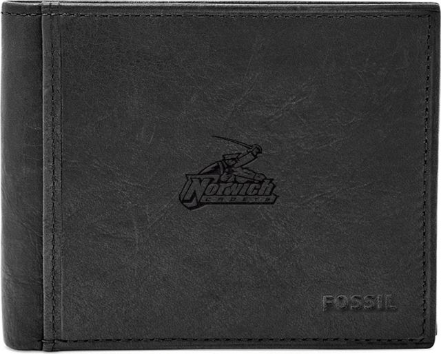 Fossil Leather Ingram RFID Bifold With Flip ID  - ONLINE ONLY