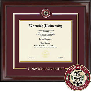Gold Embossed Tassel Diploma Frame Officially Licensed Document Size 17 x 11 Norwich University