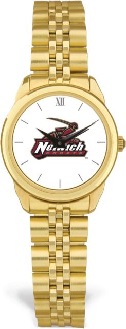 CSI Women's Gold Rolled Link Watch  (Gift Box) With Colored Medallion - ONLINE ONLY