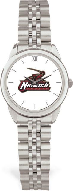 CSI Women's Silver Rolled Link Watch (Gift Boxed)  With Colored Medallion - ONLINE ONLY