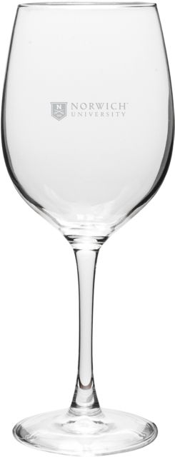 Norwich University 16 oz. Wineglass