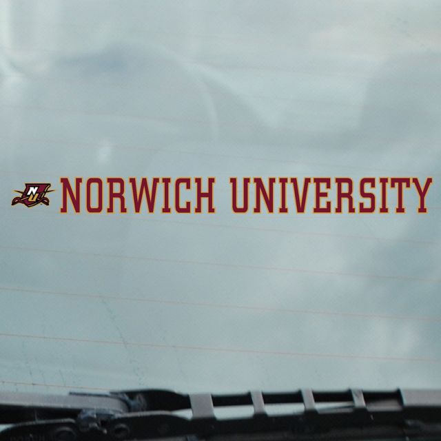 Norwich University Cadets Strip Decal