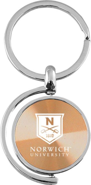 Norwich University Spinner Key Tag