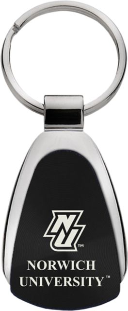 Norwich University Teardrop Key Tag