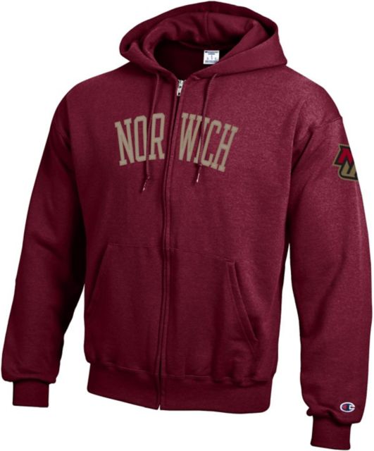 Norwich University Full-Zip Hooded Sweatshirt