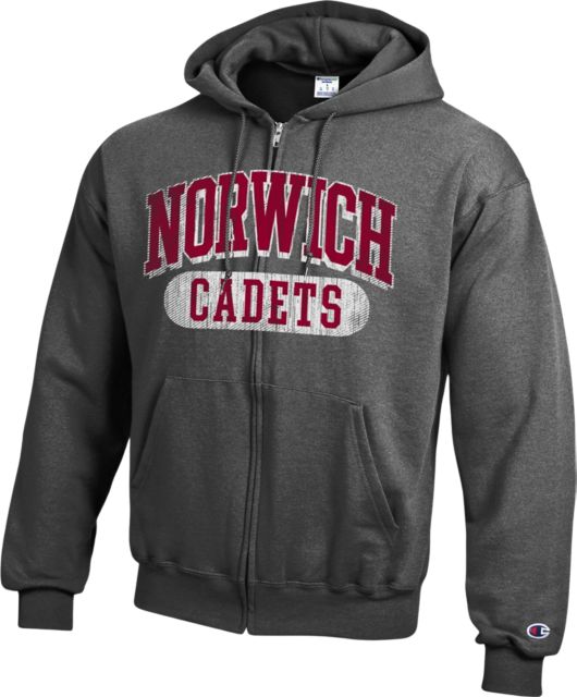 Norwich University Full Zip Hooded Sweatshirt