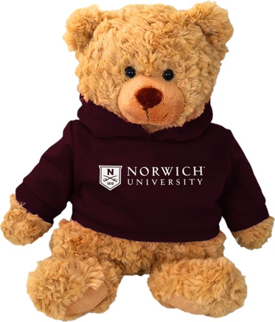 Norwich University Plush Animal with Hoodie