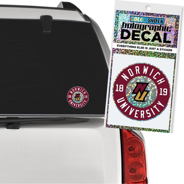 Norwich University Cadets Hologram Decal