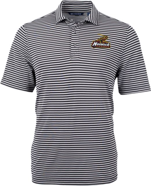 Norwich University Striped Eco Polo