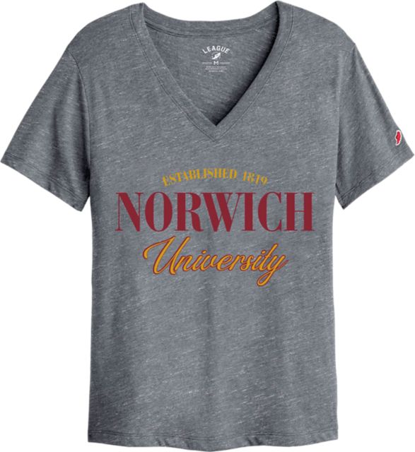 Norwich University Women's V-Neck Short Sleeve T-Shirt