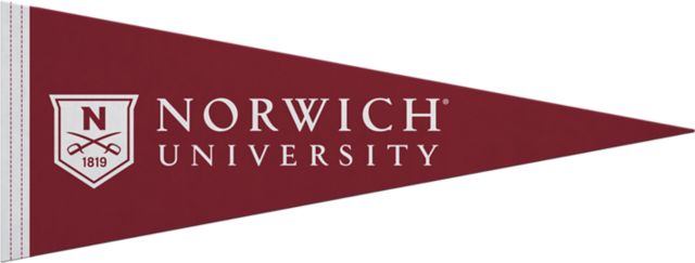 Norwich University 9"X24" Full Color Pennant