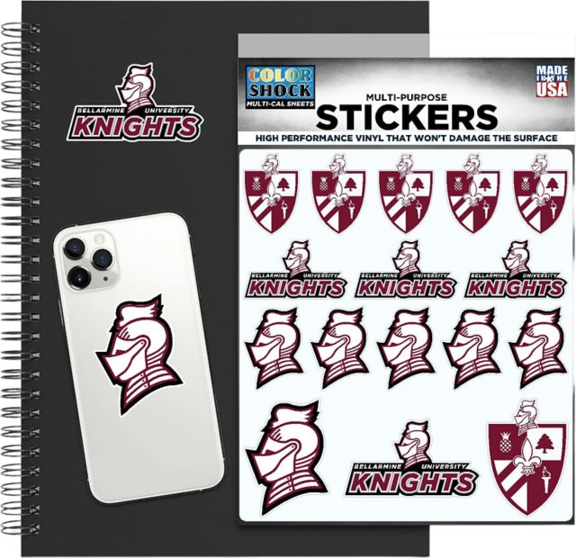 Bellarmine University Knights Sticker Sheet