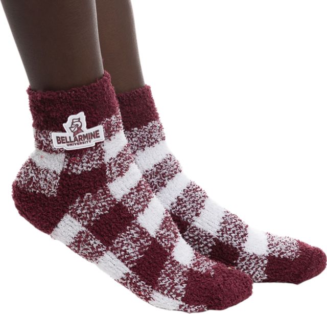 Bellarmine University Buffalo Check Socks