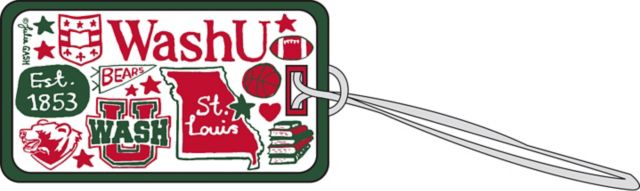 Washington University Julia Gash Luggage Tag