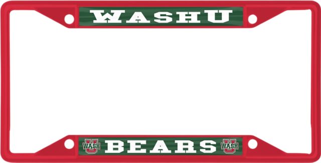 Washington University Bears License Plate Frame