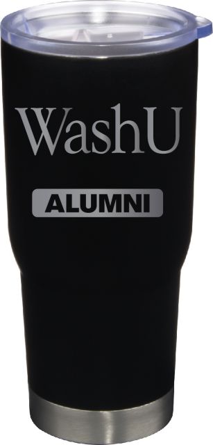 22 oz Matte Black Stainless Steel Tumbler Alumni